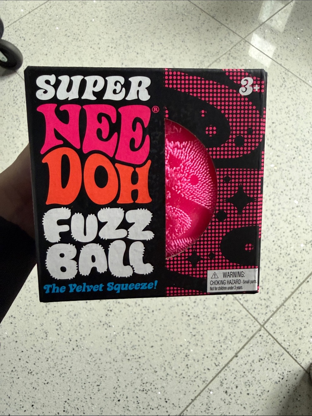 Fuzz Ball - Pink Velvet Squeeze